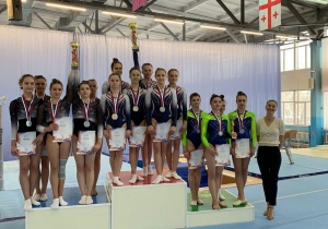 Gymnasts AUOR - Champion of the Siberian Federal District as part of the national team of the region