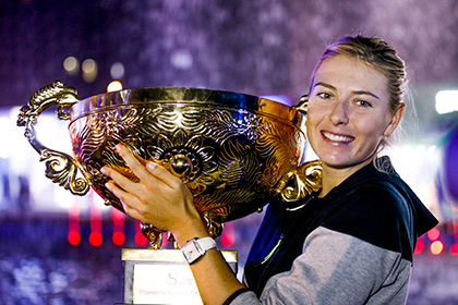 Maria Sharapova after victory in Beijing
