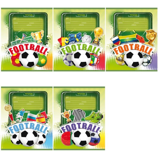 Notebook Prof -Press 18l Line Football and balls - buy in an online store with delivery, prices, description, characteristics, reviews